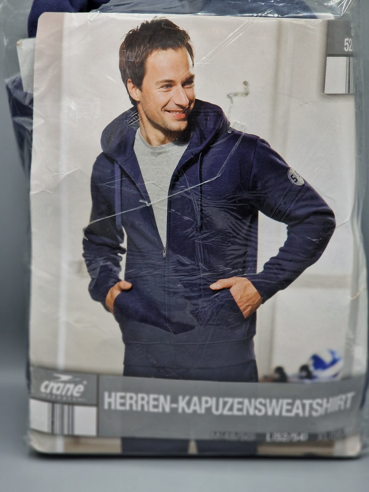 Crane Herren-Kapuzensweatshirt, Größe L